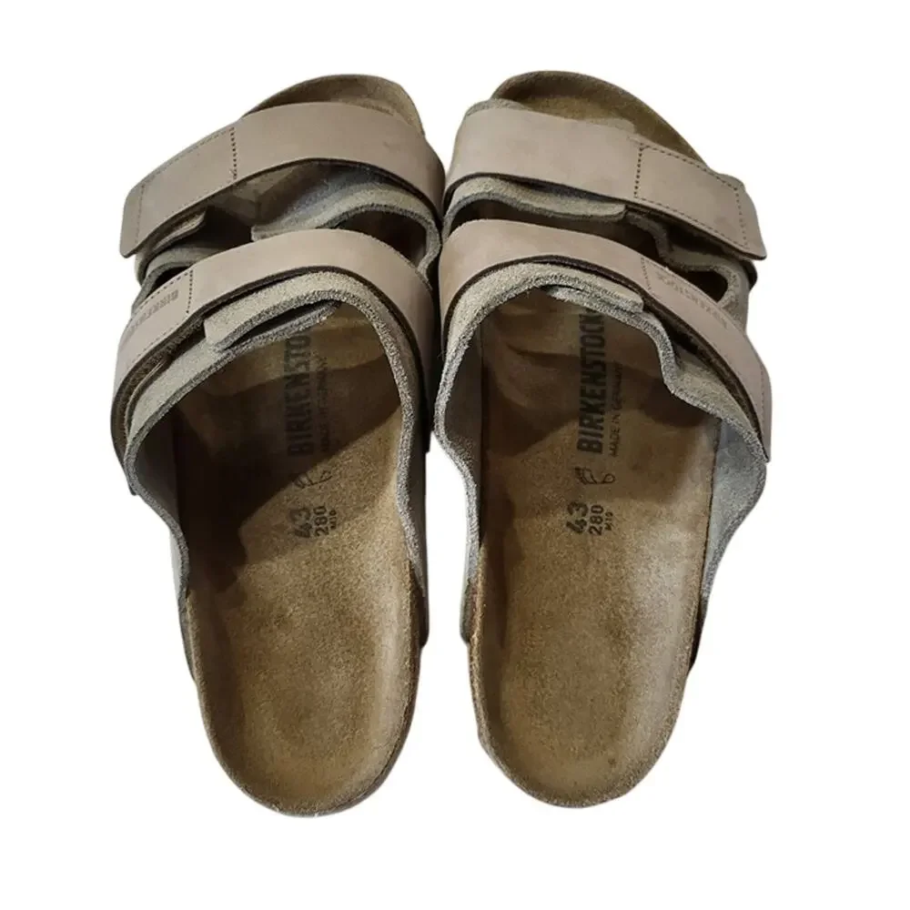 Birkenstock Uji Nubuck Suede in Taupe Men's  Size: EU 43 US 10-10.5 wide